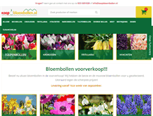 Tablet Screenshot of koopbloembollen.nl